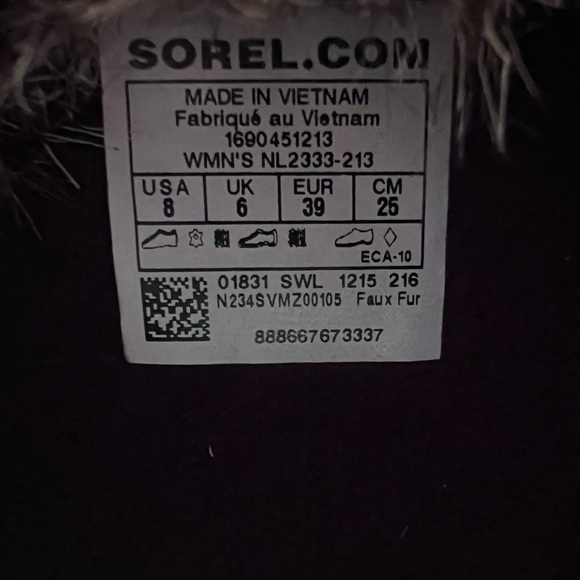 SOREL Women's TOFINO II Waterproof Snow Boots Peatmoss/Black NL2333-213 SIZE 8 - Picture 13 of 14